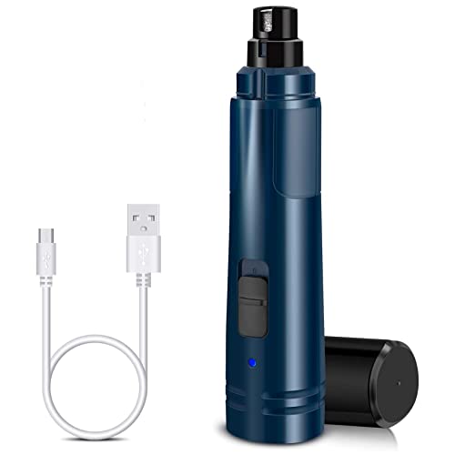 TORR Hunde Nagel Schleifer mit LED Licht - 2-Gang Elektrischer Haustier Nagel Trimmer Leistungsstarke, Schmerzfreie Pfoten Pflege & GläTtung Blau TORR Hunde Nagel Schleifer mit LED Licht - 2-Gang Elektrischer Haustier Nagel Trimmer Leistungsstarke, Schmerzfreie Pfoten Pflege & GläTtung Blau von TORR