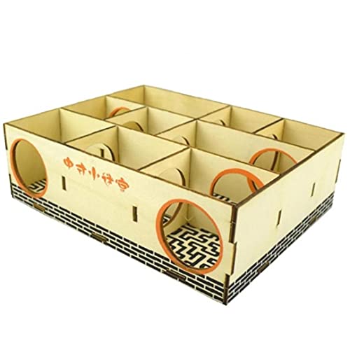 Hamster-Labyrinth Aus Holz Rohr Tunnel Cage Kleintiere Tierspielzeug von TOSSPER