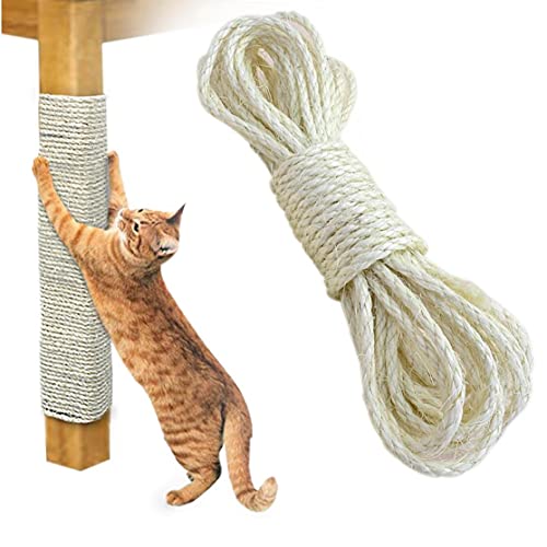 Seil Für Kratzbaum Kratz Spielzeug Scratch Board Stuhl-Beine Binding Seil Für Cat Sharpen Kralle Katzenbedarf 10m von TOSSPER