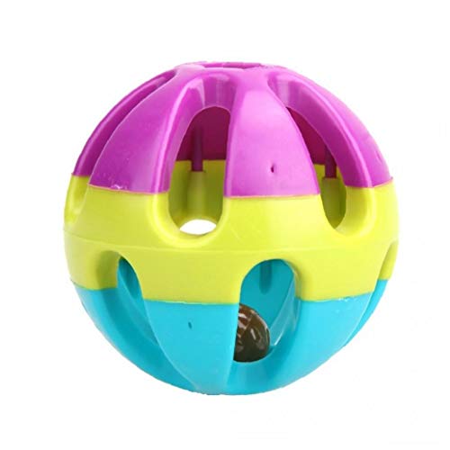 TOSSPER 1pc Kunststoff Hundebälle Spielzeug Pet Zähne Kugel Bell-Hund-Katze-welpen Kauspielzeugen Interactive Bälle Spielzeuge von TOSSPER