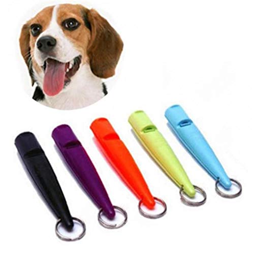 TOSSPER Einstellbare Pet Dogs Whistle Anti Bark Ultraschall Hunde Trainings Flute Interactive Haustiere Supplies von TOSSPER