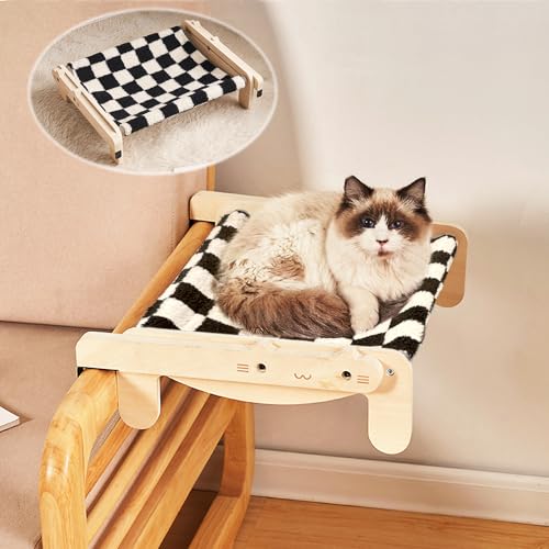 TOTHDATE Katzenbett für Fensterbank, Hängematte Katze Fensterbrett Katze Zum Einhängen Katzenbett Heizung für Fensterbettseiten Bodenheizer Schubladen, Kariert TOTHDATE Katzenbett für Fensterbank, Hängematte Katze Fensterbrett Katze Zum Einhängen Katzenbett Heizung für Fensterbettseiten Bodenheizer Schubladen, Kariert von TOTHDATE