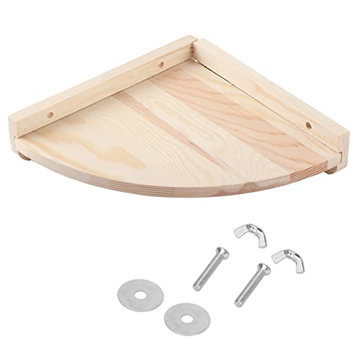 TOUISEDGI Pet Platform Wooden Corner Rack Rest Stand for Parrot Hamster Chinchillas Small Pet Cage Accessory TOUISEDGI Pet Platform Wooden Corner Rack Rest Stand for Parrot Hamster Chinchillas Small Pet Cage Accessory von TOUISEDGI