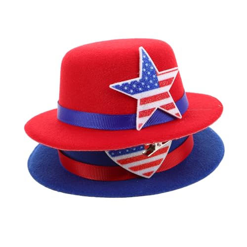TOVINANNA 2 Stück Hut Mit Amerikanischer Flagge, Patriotischer Unabhängigkeitstag, Kostümhut, Haustier-Cosplay-kostüm, Party-zubehör Für Foto-Requisiten, Familientreffen TOVINANNA 2 Stück Hut Mit Amerikanischer Flagge, Patriotischer Unabhängigkeitstag, Kostümhut, Haustier-Cosplay-kostüm, Party-zubehör Für Foto-Requisiten, Familientreffen von TOVINANNA