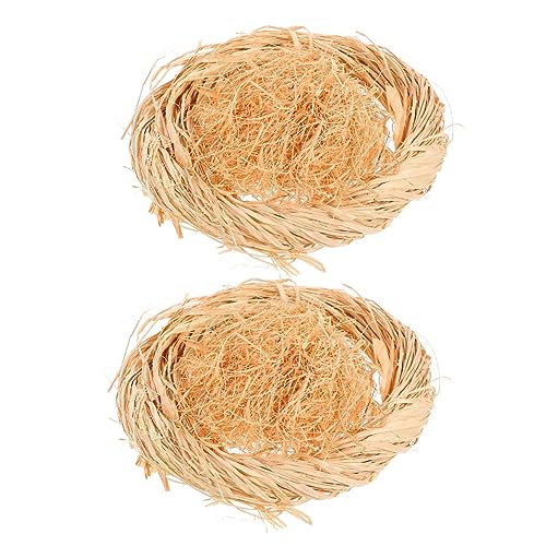 TOVINANNA 2St Simulationseiernest Osterpartyzubehör Ostern Ornament Vogelnester Requisitendekor handgefertigtes Vogelnest Eierschale das Vogelnest Spielzeug Dekorationen Student TOVINANNA 2St Simulationseiernest Osterpartyzubehör Ostern Ornament Vogelnester Requisitendekor handgefertigtes Vogelnest Eierschale das Vogelnest Spielzeug Dekorationen Student von TOVINANNA