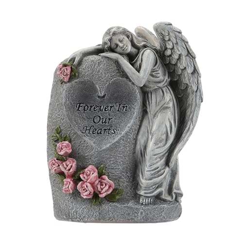 Solar Beleuchtete Friedhofs Vase Wetterfeste Engelskulptur Ornament Für Außengrabgarten Gedenkmäler Dekorationen Solar Beleuchtete Friedhofs Vase Wetterfeste Engelskulptur Ornament Für Außengrabgarten Gedenkmäler Dekorationen von TOWARDSNAN