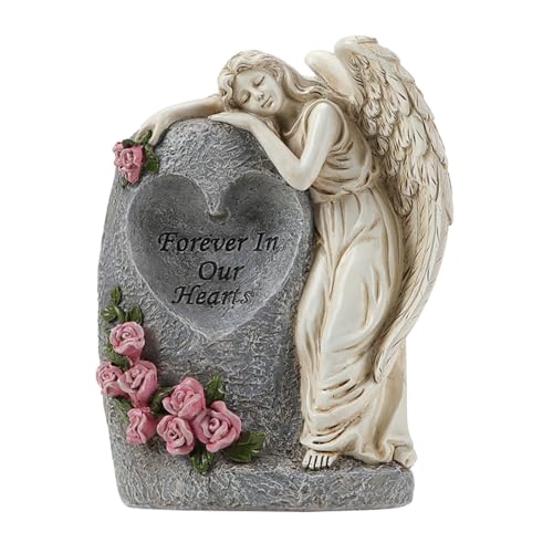 Solar Beleuchtete Friedhofs Vase Wetterfeste Engelskulptur Ornament Für Außengrabgarten Gedenkmäler Dekorationen Solar Beleuchtete Friedhofs Vase Wetterfeste Engelskulptur Ornament Für Außengrabgarten Gedenkmäler Dekorationen von TOWARDSNAN
