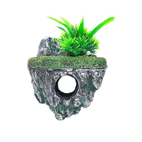 TOWARDSNAN Zarte Landschaft Heilte Steinhöhlen Terrarium Verstecke Garnelen Versteckstatue Aquarien Lebensraum Dekore von TOWARDSNAN