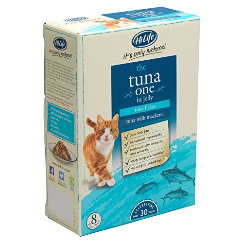 TOWN & COUNT - HiLife It's Only Natural - The Tuna One In Jelly 8 x 70g Multipack - 70g - EU/UK von HILIFE
