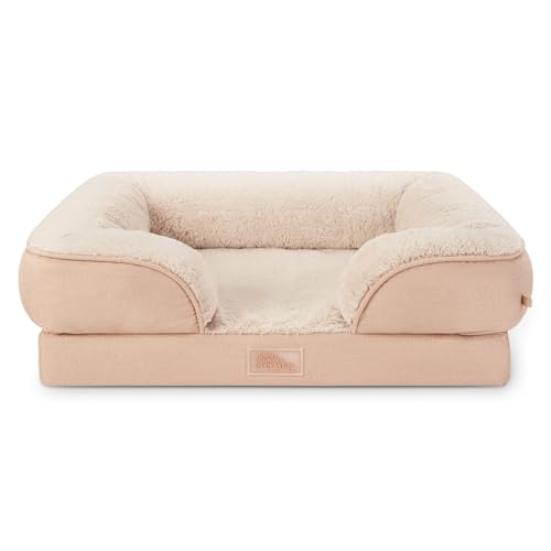 TOWN & COUNTRY EVERYDAY CuddleTown Haustierbett, bequemes, solides Nackenrolle, stützender und beruhigender Eierkisten-Schaumstoff, wasserabweisend, rutschfeste Unterseite, maschinenwaschbarer Bezug, TOWN & COUNTRY EVERYDAY CuddleTown Haustierbett, bequemes, solides Nackenrolle, stützender und beruhigender Eierkisten-Schaumstoff, wasserabweisend, rutschfeste Unterseite, maschinenwaschbarer Bezug, von TOWN & COUNTRY EVERYDAY