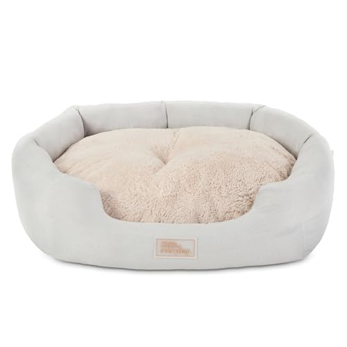 TOWN & COUNTRY EVERYDAY CuddleTown Haustierbett aus Leinenimitat, bequem, gemütlich, stützend und beruhigend, Eierkisten-Schaumstoff, wasserabweisend, rutschfeste Unterseite, maschinenwaschbarer TOWN & COUNTRY EVERYDAY CuddleTown Haustierbett aus Leinenimitat, bequem, gemütlich, stützend und beruhigend, Eierkisten-Schaumstoff, wasserabweisend, rutschfeste Unterseite, maschinenwaschbarer von TOWN & COUNTRY EVERYDAY