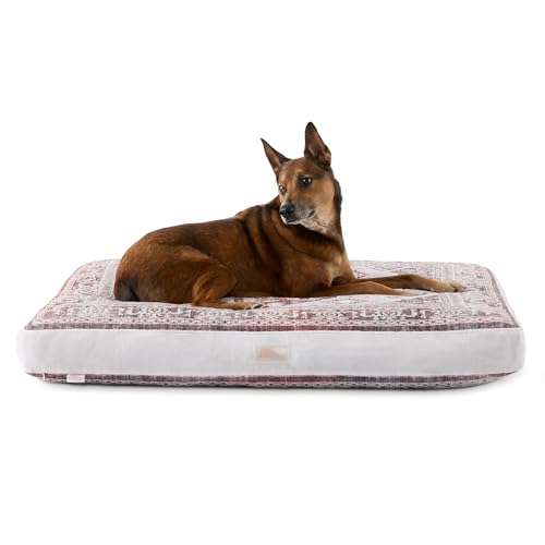 TOWN & COUNTRY EVERYDAY CuddleTown Medaillon-Kissen, Haustierbett, wasserabweisender Bodenkissen, maschinenwaschbarer Bezug, weich und beruhigend, Braun/Beige, Größe L, 111,8 x 86,4 x 10,2 cm TOWN & COUNTRY EVERYDAY CuddleTown Medaillon-Kissen, Haustierbett, wasserabweisender Bodenkissen, maschinenwaschbarer Bezug, weich und beruhigend, Braun/Beige, Größe L, 111,8 x 86,4 x 10,2 cm von TOWN & COUNTRY EVERYDAY