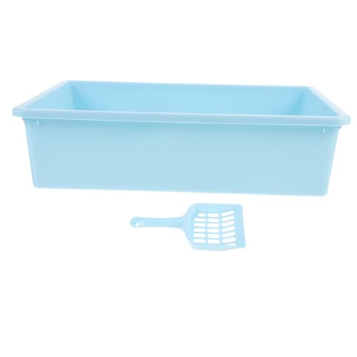 1 Satz Litter Box für Katzen mit Offene Katzentoilette für Kleine aus Robustem Material für Reisen Klein 1 Satz Litter Box für Katzen mit Offene Katzentoilette für Kleine aus Robustem Material für Reisen Klein von TOYANDONA
