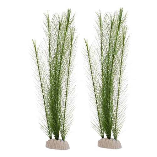 2 Stück Künstliche Wasserpflanzen für Aquarien Dekorative Pflanzen aus Kunststoff für Fischbehälter Stabiler Stand für Terrarien und Tanks 2 Stück Künstliche Wasserpflanzen für Aquarien Dekorative Pflanzen aus Kunststoff für Fischbehälter Stabiler Stand für Terrarien und Tanks von TOYANDONA