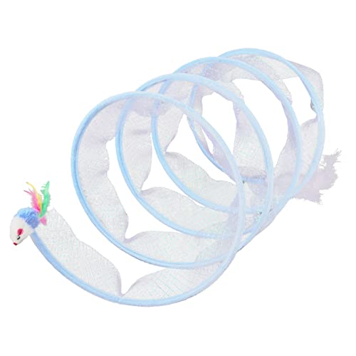 Faltbarer Katzentunnel für Katzen Großer Interaktiver Spieltunnel aus Flexiblem Material für Indoor Katzen Kratzen und Fördert Bewegung und Beschäftigung von TOYANDONA