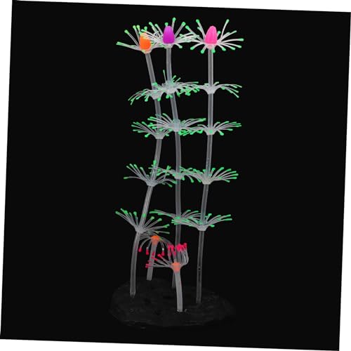 Glow Aquarium Dekoration Lebensechte Korallenfigurine für Aquarien Leuchtende Korallenriffe und Meerespflanzen für Wunderschöne Unterwasserlandschaft Fischzubehör Glow Aquarium Dekoration Lebensechte Korallenfigurine für Aquarien Leuchtende Korallenriffe und Meerespflanzen für Wunderschöne Unterwasserlandschaft Fischzubehör von TOYANDONA