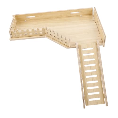 Holzleiter für Hamster Chinchillas und Ratten Kletterspielzeug mit Stabiler Holzstruktur für Käfige Fördert Aktivität und Wohlbefinden Kleiner Haustiere von TOYANDONA