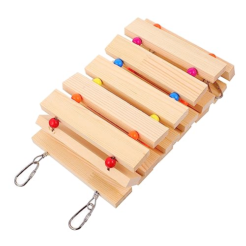 TOYANDONA Holzleiter Spielzeug für Hühnerstall Naturholz Schaukel Leiter für Küken Henne Hahn Geflügelstall Zubehör Interaktive Vogel Spielzeug TOYANDONA Holzleiter Spielzeug für Hühnerstall Naturholz Schaukel Leiter für Küken Henne Hahn Geflügelstall Zubehör Interaktive Vogel Spielzeug von TOYANDONA