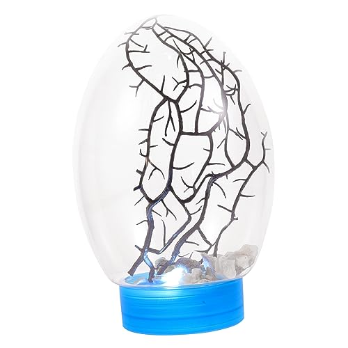 Kleines Geschlossenes Aquarium mit LED Beleuchtung Fischglas für Desktop Dekoration Pflegeleichtes Ökosystem zur Stressreduktion Kleines Geschlossenes Aquarium mit LED Beleuchtung Fischglas für Desktop Dekoration Pflegeleichtes Ökosystem zur Stressreduktion von TOYANDONA