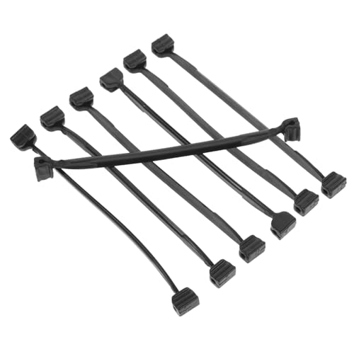 TOYANDONA 1 Krawattenkarte pflanzenclip Pflanzenklammer Pflanzenhalterung Pflanzenbinderclip Pflanzenfixierung Abstecken Pflanzenpfähle Pflanzenkletterklemme Traubenstützklemme Plastik Black von TOYANDONA