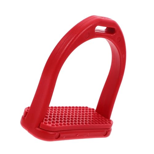 TOYANDONA 1 Paar Siehe Steigbügel Für Sattel Red Pom Steigbügel Für Sattel Western Rapid Climb Steigbügel Reitsteigbügel von TOYANDONA