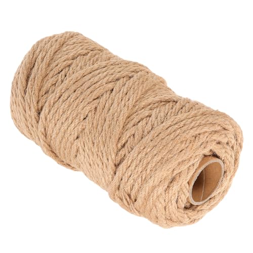TOYANDONA 1 Rolle Hanfseilseilseil Ersatz Aus Drinnen Katzenzubehör Kratzer Kratzen Kratzseil Für Katzen Kürzbares Katzenkratzseil Kratzseil Selber Machen Stabiles Kratzseil Sisalseil Khaki von TOYANDONA