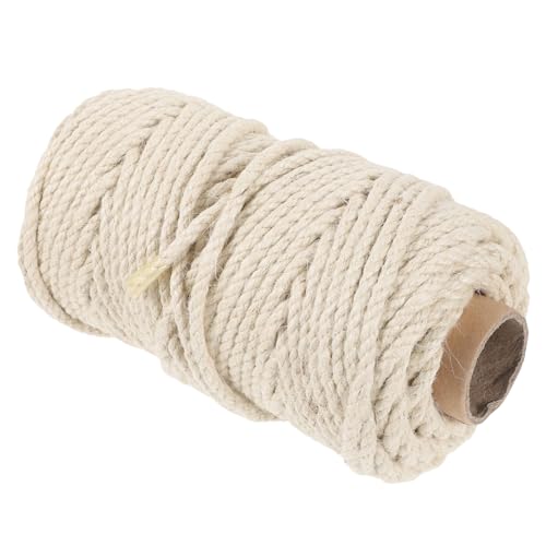 TOYANDONA 1 Rolle Hanfseilseilseil mit kratzen Kratzer Jute Robustes Kratzseil für Katzen Ersatz für Katzenkratzbaum kürzbares Katzenkratzseil Sisalseil Beige TOYANDONA 1 Rolle Hanfseilseilseil mit kratzen Kratzer Jute Robustes Kratzseil für Katzen Ersatz für Katzenkratzbaum kürzbares Katzenkratzseil Sisalseil Beige von TOYANDONA