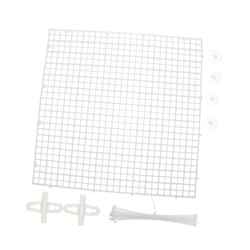 TOYANDONA 1 Satz Aquarium Isolation Board Teiliges Trennwand für Fischbecken mit Saugnäpfen und Kabelbindern Effektive Trennung von Fischen Fortpflanzung und Überlebensrate von TOYANDONA