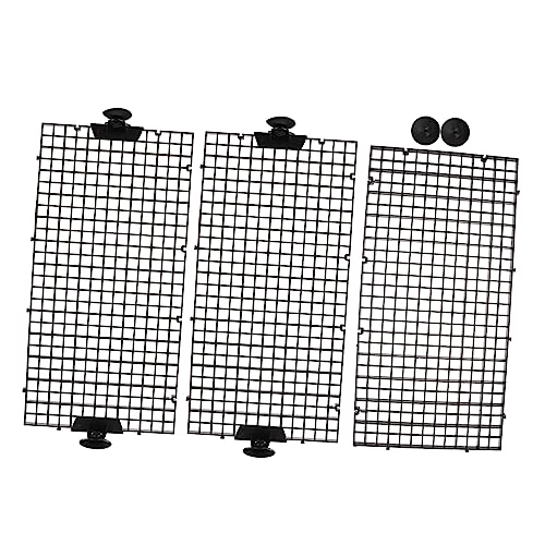 TOYANDONA 1 Satz Aquarium Isolation Board für Fischzucht Hochtransparente Trennwand für Aquarien mit Saugnäpfen zur Trennung Aggressiver und Schwacher Fische zu Installieren Erweiterbar von TOYANDONA