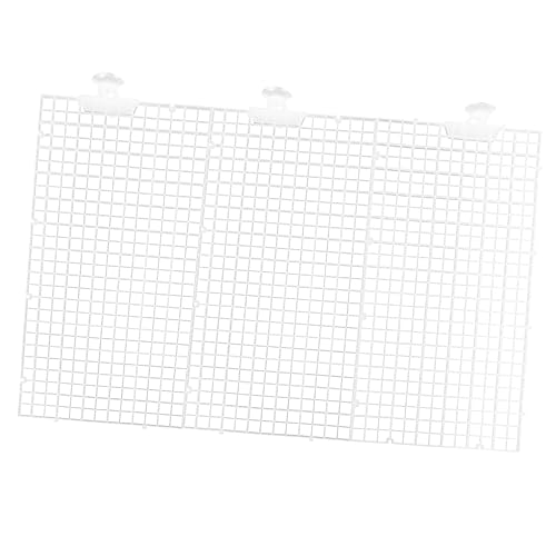 TOYANDONA 1 Satz Aquarium Trennwand Teiliges Divider Netz mit Saugnäpfen für Fischzucht Transparent Einfache Nutzung Hohe Wasserdurchlässigkeit von TOYANDONA