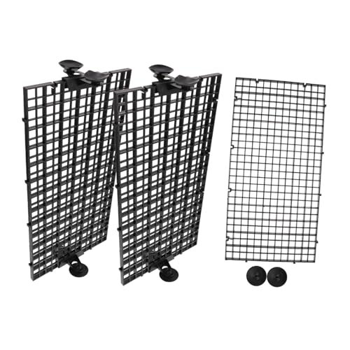 TOYANDONA 1 Satz Aquarium Trennwand Teiliges Isolationsboard für Fischzucht Hochtransparent Saugnäpfen zur Trennung von Fischen im Aquarium von TOYANDONA