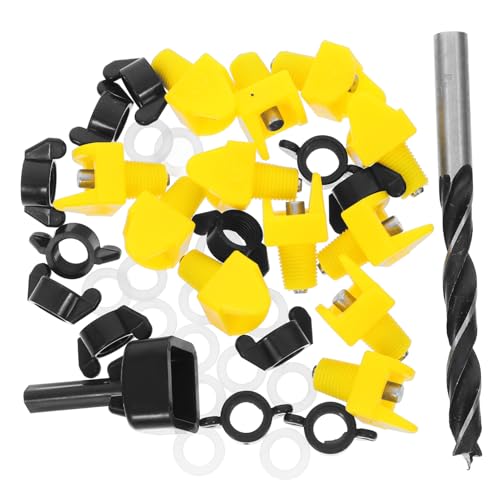 TOYANDONA Geflügeltränke Automatische Nippel Set Für Hühner Eimer Tanks Beheizt Wasserverschwendung Reduzieren Hühnernippel Installation Einfach von TOYANDONA