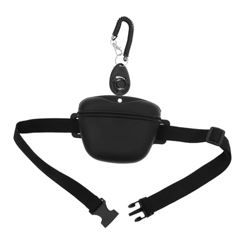TOYANDONA 1 Satz Gürteltasche Für Das Hundetraining Hunde -Snack -Beutel Snackbeutel Für Das Hundetraining Trainingstasche Behandeln Outdoor-hundeversorgung Haustier Beutel Kieselgel Schwarz von TOYANDONA