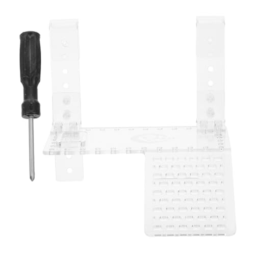 TOYANDONA 1 Satz Guitai Floating Island Schildkröten-Aquarium Haustier Für Hängende Schildkrötenplattform Hängende Ackrampe Schildkrötendekor Schildkrötenständer Acryl Transparent von TOYANDONA