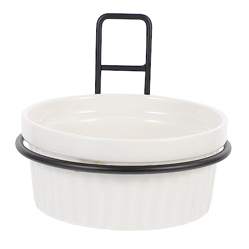 TOYANDONA 1 Satz Hängende Katzen Schale erhöhter Futternapf für Katzen Katzennapf Essen Schüsseln Katzennäpfe pet Feeder pet Food Container Futterautomat für Haustiere Heimtierbedarf Eisen von TOYANDONA