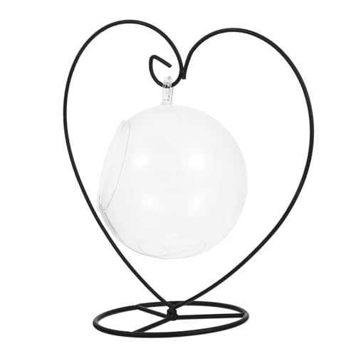 TOYANDONA 1 Satz Hängender Ornamentständer Drinnen Ornament Display Stand Anlage Steht Für Einfacher Hängeständer Form Ornament-präsentationsständer Hanging Pflanzer Glas TOYANDONA 1 Satz Hängender Ornamentständer Drinnen Ornament Display Stand Anlage Steht Für Einfacher Hängeständer Form Ornament-präsentationsständer Hanging Pflanzer Glas von TOYANDONA