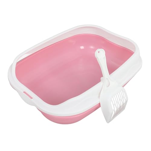 TOYANDONA 1 Satz Halbgeschlossene Katzentoilette mit Offenem Design Waschbare Katzenstreu Box mit Sieb für Kleine Katzen und Kätzchen Verhindert Verschütten Einfach zu Reinigen TOYANDONA 1 Satz Halbgeschlossene Katzentoilette mit Offenem Design Waschbare Katzenstreu Box mit Sieb für Kleine Katzen und Kätzchen Verhindert Verschütten Einfach zu Reinigen von TOYANDONA