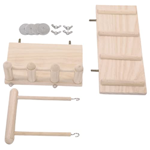 TOYANDONA 1 Satz Hamster Treppe Hochwertiges Sicheres Holzspielzeug für Hamster Meerschweinchen und Andere Kleintiere Einfache Langlebig TOYANDONA 1 Satz Hamster Treppe Hochwertiges Sicheres Holzspielzeug für Hamster Meerschweinchen und Andere Kleintiere Einfache Langlebig von TOYANDONA