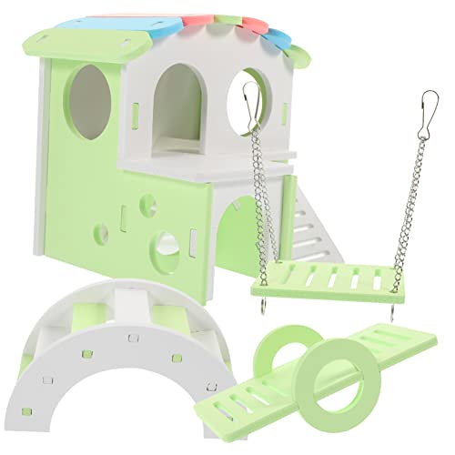 TOYANDONA 1 Satz Hamsterspielzeugnest Hamster Unterschlupf Brücke verstecken Hamsterhaus Hamsterröhren und Tunnel Hamsterversteck für Haustierratten Hamsterbedarf PVC Light Green TOYANDONA 1 Satz Hamsterspielzeugnest Hamster Unterschlupf Brücke verstecken Hamsterhaus Hamsterröhren und Tunnel Hamsterversteck für Haustierratten Hamsterbedarf PVC Light Green von TOYANDONA