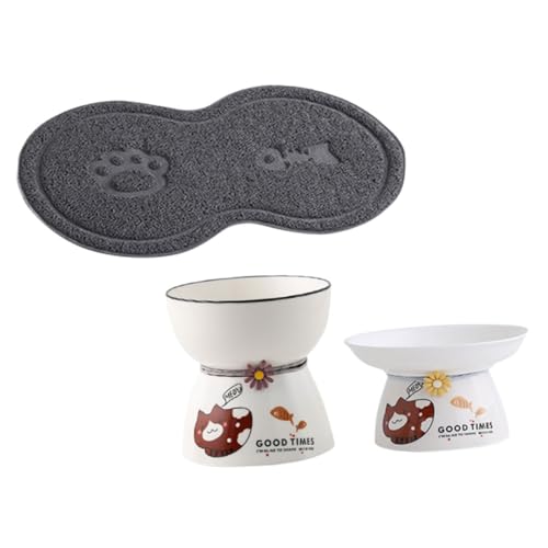 TOYANDONA 1 Satz Hohe Katzen Schale Katzenwasserschale Futternapf Klein Stand Fressnäpfe Katze Erhöht Katzennapf Katzennäpfe Erzogen Schüssel Fütterung Katzenfutter Drinnen Gekippt Keramik TOYANDONA 1 Satz Hohe Katzen Schale Katzenwasserschale Futternapf Klein Stand Fressnäpfe Katze Erhöht Katzennapf Katzennäpfe Erzogen Schüssel Fütterung Katzenfutter Drinnen Gekippt Keramik von TOYANDONA