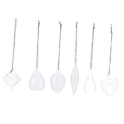 TOYANDONA 1 Satz Hydroponik-Container-Set Vase Hängend Anlage Pflanzen Hochzeitsdeko Hydroponischer Behälter Für Zu Hause Wohnkultur Blumentopf-anhänger Transparent Glas von TOYANDONA