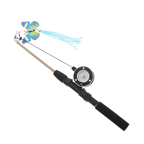 TOYANDONA 1 Satz Interaktive Katzenangel mit Federkopf Einstellbare Katzenangel für Katzen und Kätzchen Fördert Aktives Spielverhalten und Gesundheit für Indoor und Outdoor Langlebig und TOYANDONA 1 Satz Interaktive Katzenangel mit Federkopf Einstellbare Katzenangel für Katzen und Kätzchen Fördert Aktives Spielverhalten und Gesundheit für Indoor und Outdoor Langlebig und von TOYANDONA