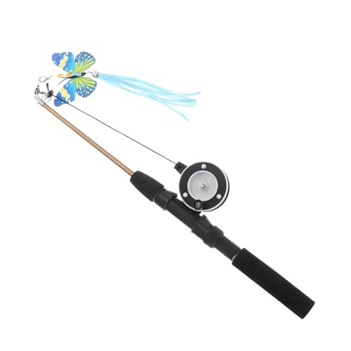 TOYANDONA 1 Satz Katzenangel Interaktiver Einziehbarer Spielstab für Kätzchen Stimuliert für Katzenliebhaber Gesundheit TOYANDONA 1 Satz Katzenangel Interaktiver Einziehbarer Spielstab für Kätzchen Stimuliert für Katzenliebhaber Gesundheit von TOYANDONA