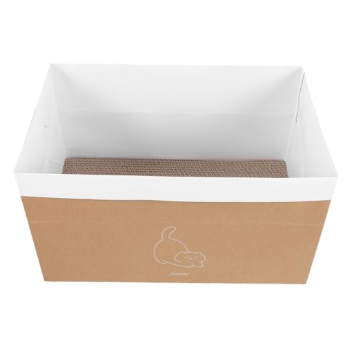 TOYANDONA 1 Satz Katzenkratzbrett Katzenstreu Kratzer selbst Schlafhaus für Katzen kratzen drinnen Katzenhaus für den Innenbereich gewelltes katzenbett Katzenbetten Wellpapier TOYANDONA 1 Satz Katzenkratzbrett Katzenstreu Kratzer selbst Schlafhaus für Katzen kratzen drinnen Katzenhaus für den Innenbereich gewelltes katzenbett Katzenbetten Wellpapier von TOYANDONA