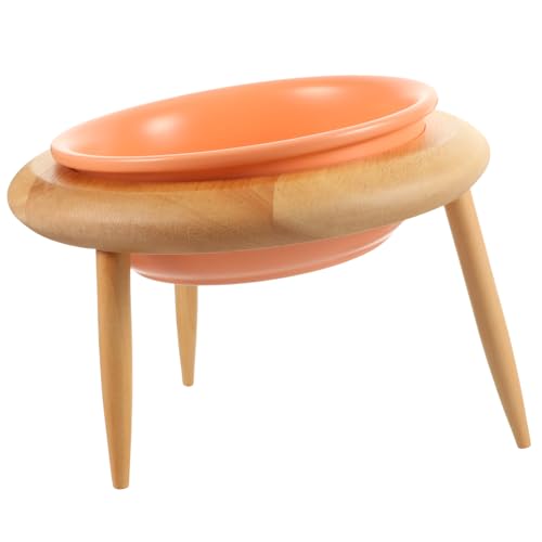 TOYANDONA 1 Satz Katzennapf katzenfutter pet Feeder hundefutter Hundenapf mit Holzständer erhöhte näpfe für Katzen Schüssel Katze Fressnapf mit Gestell erhabene katzengerichte hölzern Orange TOYANDONA 1 Satz Katzennapf katzenfutter pet Feeder hundefutter Hundenapf mit Holzständer erhöhte näpfe für Katzen Schüssel Katze Fressnapf mit Gestell erhabene katzengerichte hölzern Orange von TOYANDONA