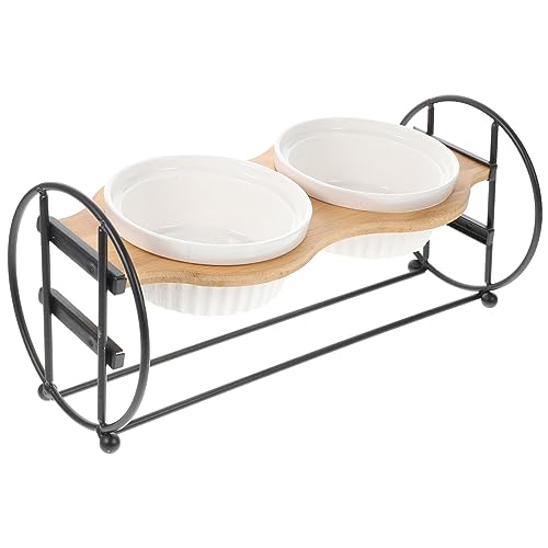 TOYANDONA 1 Satz Keramischer Katzenfutternapf Erhöhter Schalen für Katzen und Schräg Gestaltet für Futter und Wasser zu Reinigen Design Weiß mit Fischknochen TOYANDONA 1 Satz Keramischer Katzenfutternapf Erhöhter Schalen für Katzen und Schräg Gestaltet für Futter und Wasser zu Reinigen Design Weiß mit Fischknochen von TOYANDONA