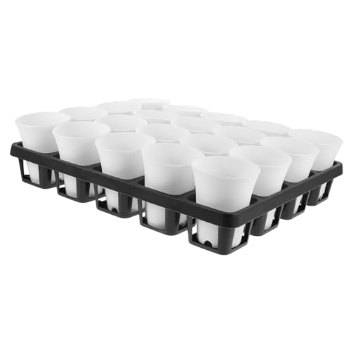 TOYANDONA 1 Satz Organizer-Korb für Fleischbecken selbst System eingetopft Untertasse gefälscht pflanzenschalen pflanzenkorb blumenbank Gärtnerei Handelstöpfe Blumenpflanze Starttopf Plastik von TOYANDONA