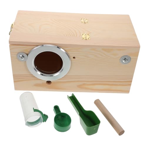 TOYANDONA 1 Satz Papageiennistbox Sittichhaus Für Käfig Nistkästen Für Wellensittiche Vogelhütte Seilenhaus Vogelnest Vogelkäfighaus Conure Vogelhaus Für Käfig Papageiennest Beige Hölzern TOYANDONA 1 Satz Papageiennistbox Sittichhaus Für Käfig Nistkästen Für Wellensittiche Vogelhütte Seilenhaus Vogelnest Vogelkäfighaus Conure Vogelhaus Für Käfig Papageiennest Beige Hölzern von TOYANDONA