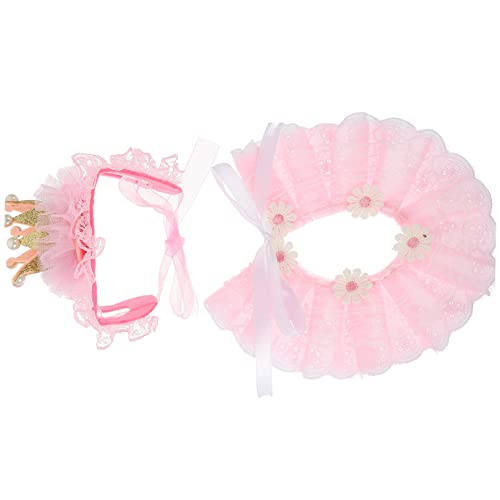 TOYANDONA 1 Satz Pet Birthday Hat Set Hunde Katzen für Katzen Kätzchen-Kragen Katzenhalsband Urlaub Haustier Kätzchen Verstellbarer Kragen Spitzenkragen für Haustiere TOYANDONA 1 Satz Pet Birthday Hat Set Hunde Katzen für Katzen Kätzchen-Kragen Katzenhalsband Urlaub Haustier Kätzchen Verstellbarer Kragen Spitzenkragen für Haustiere von TOYANDONA