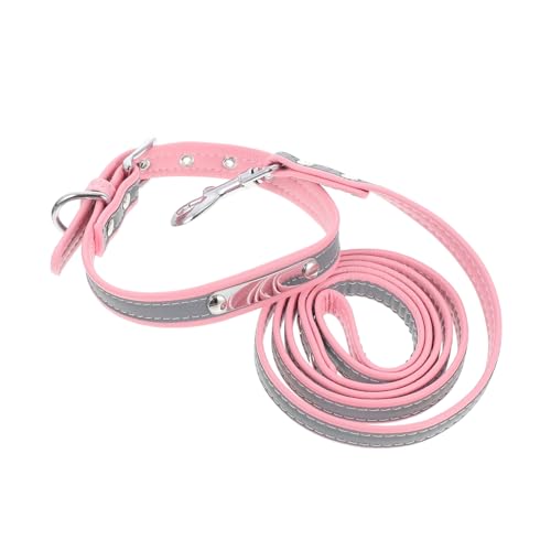 TOYANDONA 1 Satz Reflektierendes Hundehalsband und Leine für Kleine und Mittelgroße Leichtes Design Sicherer Spaziergang mit Reflektierendem Seil und Langem Leinenzug TOYANDONA 1 Satz Reflektierendes Hundehalsband und Leine für Kleine und Mittelgroße Leichtes Design Sicherer Spaziergang mit Reflektierendem Seil und Langem Leinenzug von TOYANDONA